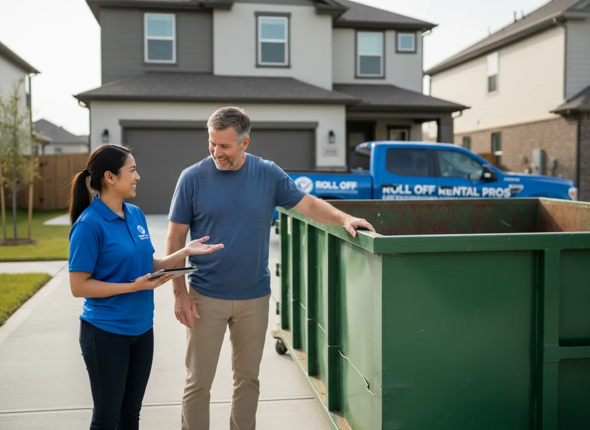 Roll Off Dumpster Rental Doucette, TX FAQs